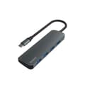 Miniatyrbild 1 av 5: USB-C HUB 4 Portar Savio AK-54 Grå