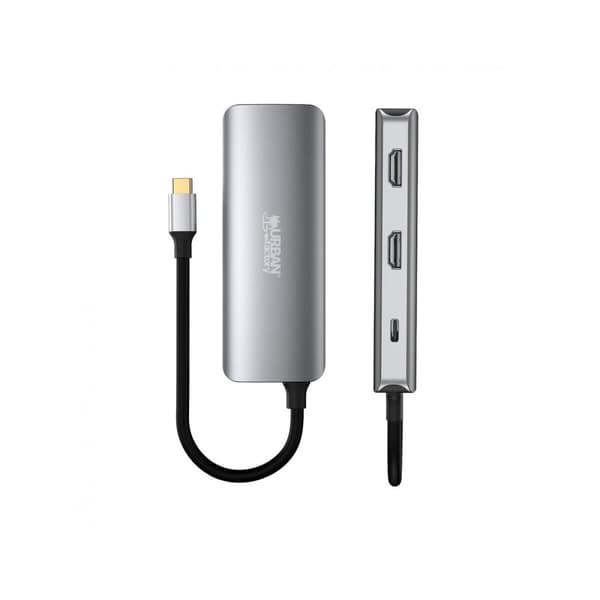 USB-HUB-C Urban Factory MHC55UF Grå