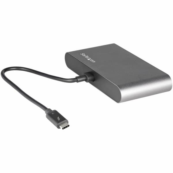 Docking-station Startech TB3DKM2DPL 4K Ultra HD Grå