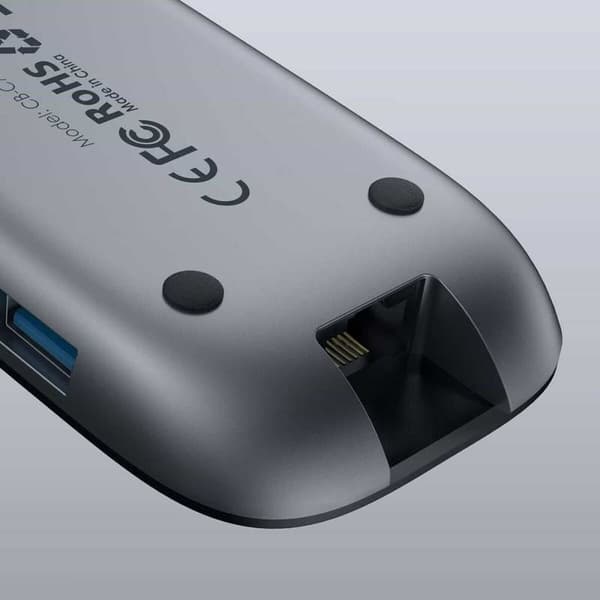 USB Hub Aukey CB-C71 Sort 100 W