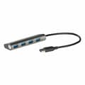 Miniatyrbilde 2 av 3: USB Hub i-Tec U3HUB448 Sølv Svart Grå