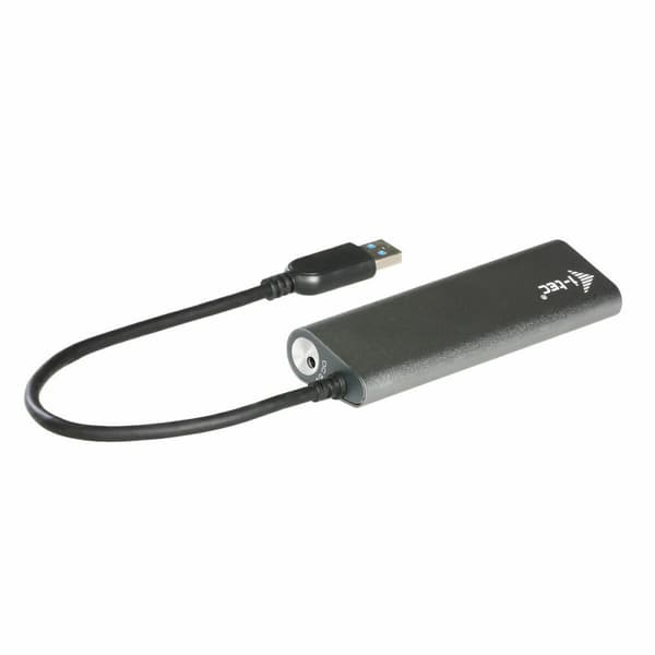USB Hub i-Tec U3HUB448 Sølv Svart Grå