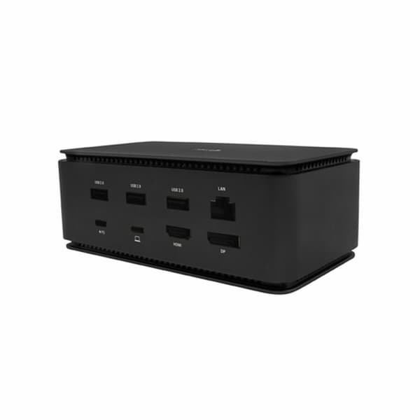 Dokkingstasjon i-Tec USB4DUALDOCK100W Svart