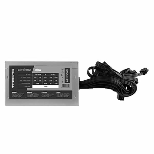 Strømforsyning Mars Gaming APIII500SI 500W Svart Stål 500 W 6 W