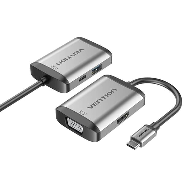 USB Hub Vention TFAHB Grå Grå