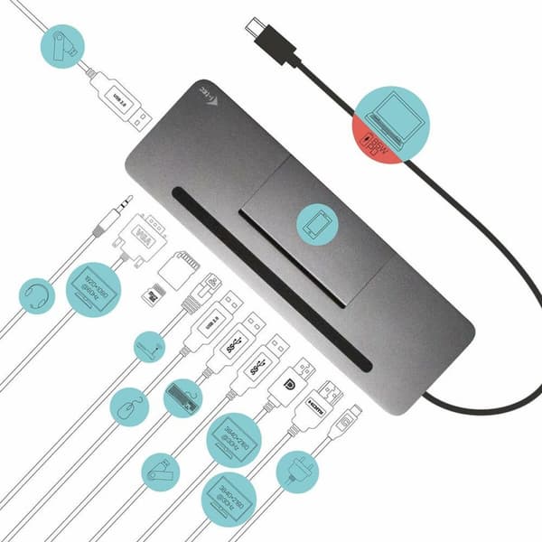 USB-keskitin i-Tec C31FLATDOCKPDPRO