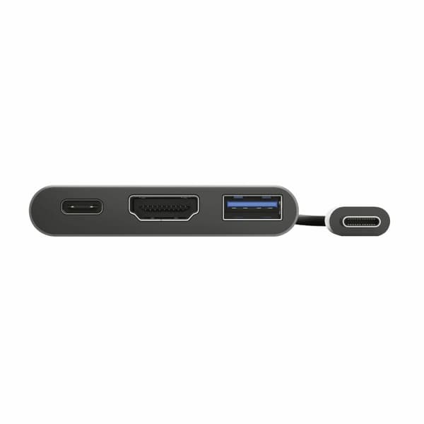 USB-keskitin Trust Dalyx Musta Alumiini (1 osaa)