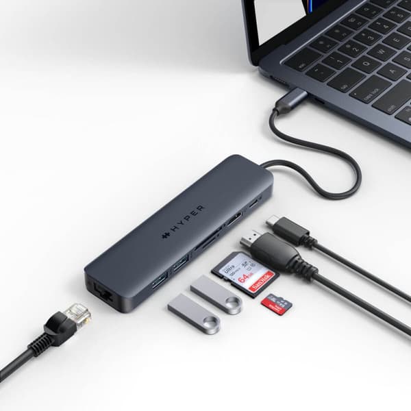 7-porttinen USB-hubi Targus HD4003GL Sininen