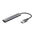 Pikkukuva 1 / 7: USB-keskitin Trust 24947 Harmaa Musta/Harmaa (1 osaa)