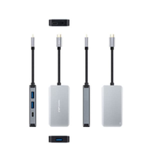 USB Hub NANOCABLE 10.16.1005 Grå (1 enheder)
