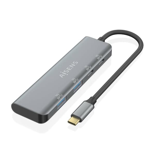 USB Hub Aisens A109-0763 Grå Multifarvet (1 enheder)