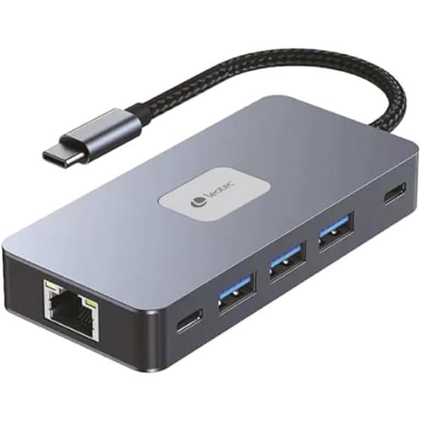 Dockningsstation LEOTEC 10-1 1USB-C PD100 3USB3 0 1USB-C 2HDMI GGL LEC TJSD MCSD