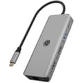 Miniatyrbild 1 av 2: ICY BOX USB-C dockningsstation (9-i-1) för 2 skärmar (2X HDMI), 4K 60Hz, 3-portars USB 3.0-hubb, 100W strömförsörjning,