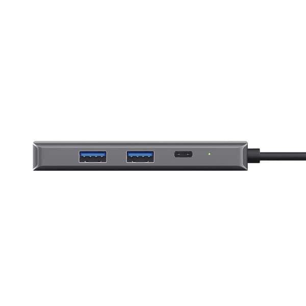 USB-keskitin Trust 24968 Hopeinen (1 osaa)