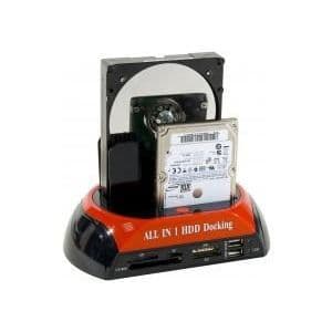 DOCKINGSSTATION BLANDAD SATA-IDE-USB-eSATA+LÄSARE