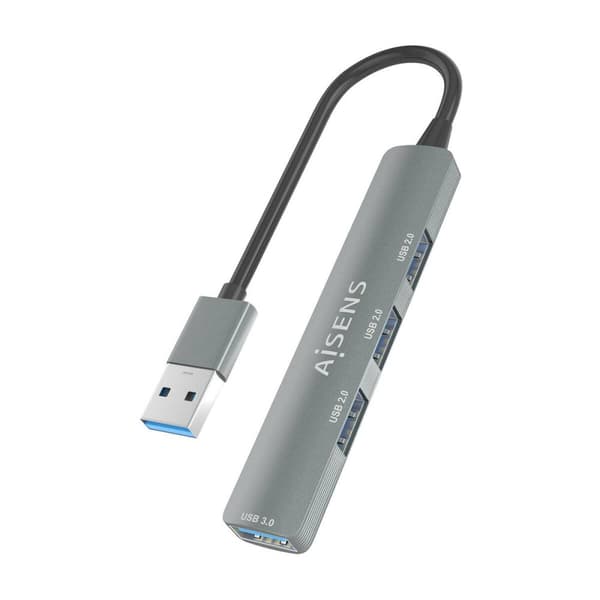 USB-keskitin Aisens A106-0859 Harmaa (1 osaa)