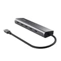 Miniatyrbillede 2 af 3: USB Hub Trust 25136 Sølvfarvet (1 enheder)