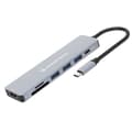 Miniatyrbillede 1 af 2: USB Hub Conceptronic 110519207101 Grå Multifarvet 100 W