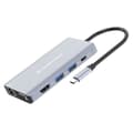 Pikkukuva 1 / 3: USB-keskitin Conceptronic 110519307101 Harmaa Monivärinen 100 W