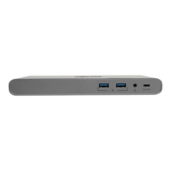Dockningsstation - Tripp Lite - USB-C Dock - Trippelvisning - 4K HDMI/DisplayPort - 100W PD-laddning
