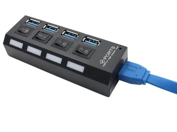 USB 3.0-Hubb - 4-Portar