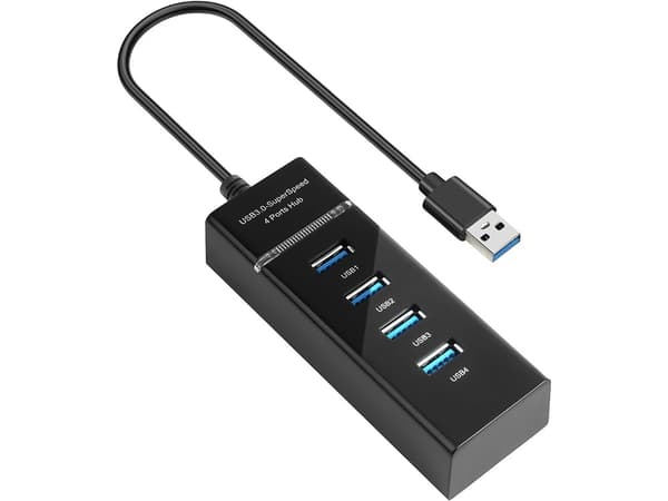USB 3.0-Hubb - 4-Portar