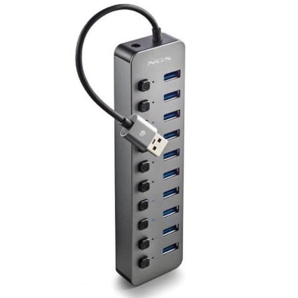 USB-HUB NGS IHUB10 Grå