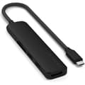 Miniatyrbild 1 av 8: Satechi 6-i-1 USB-C Slim Multiport-adapter, svart