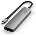 Miniatyrbillede 4 af 9: Satechi 7-i-1 USB-C Slim Multiport-adapter med Ethernet, stjernestensgrå