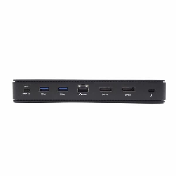 USB Hub i-Tec TB4DUALDPDOCKPDPRO Sort