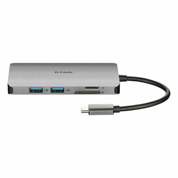 USB Hub C D-Link DUB-M810 Sølv 100 W
