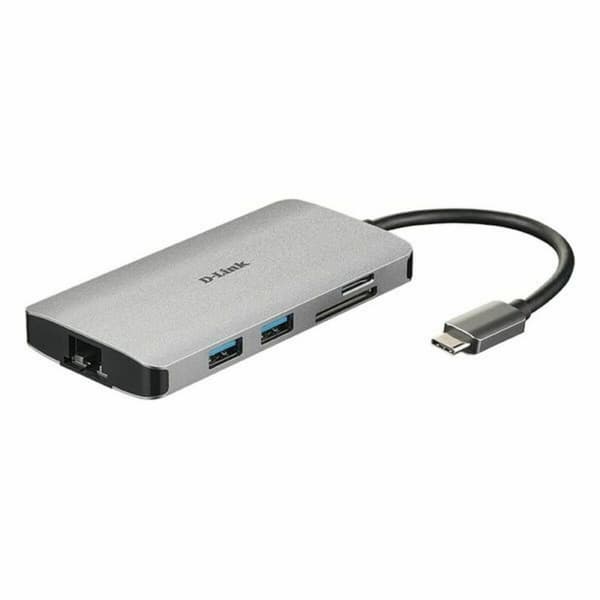 USB Hub C D-Link DUB-M810 Sølv 100 W