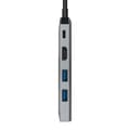 Miniatyrbild 3 av 5: USB-HUB Aisens ASUC-5P003-GR Svart Grå 100 W