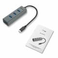 Miniatyrbild 2 av 3: USB-HUB i-Tec C31HUBMETAL403 USB x 4 Grå