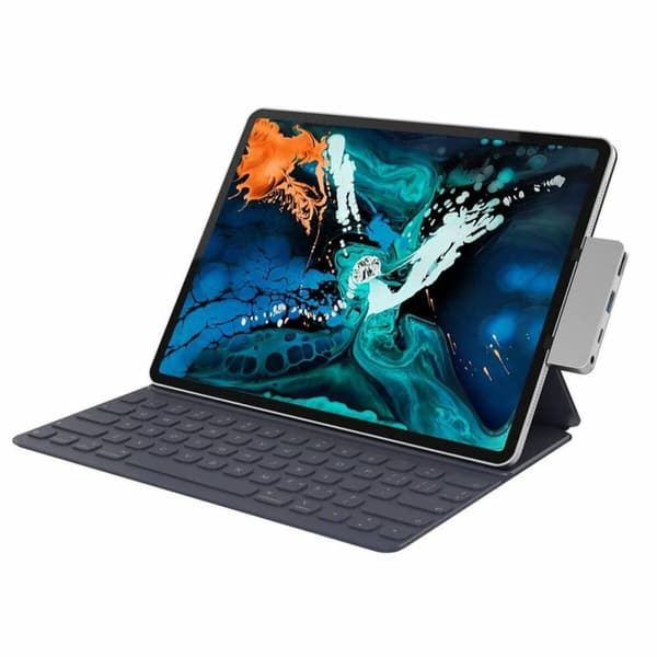 USB-HUB Hyper HD319E-Grey Grå