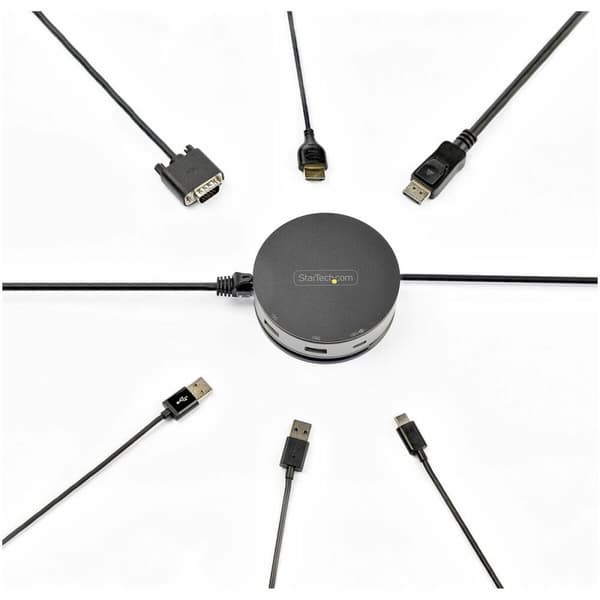 USB-HUB Startech DKT31CHDVCM Svart