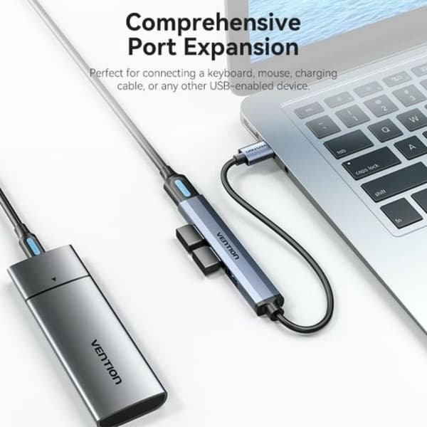 USB-HUB Vention CKOHB Grå