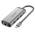 Miniatyrbild 1 av 2: USB-HUB Vention CNDHB Silvrig