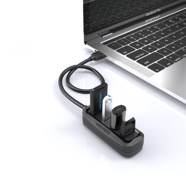 USB-HUB Vention VAS-J43-B050 Svart (1 antal)