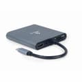 Miniatyrbillede 3 af 3: USB Hub GEMBIRD A-CM-COMBO6-01 Grå