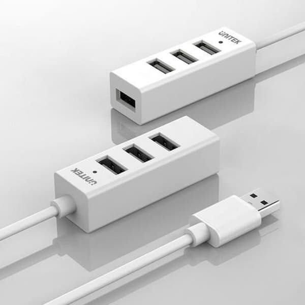 3-Port USB Hub Unitek Y-2146 Hvid