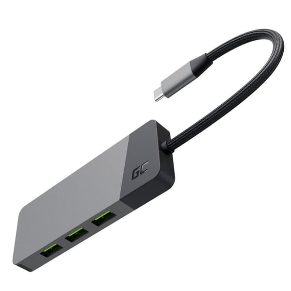 Docking-station Green Cell HUBGC01 Sølvfarvet