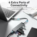 Miniatyrbillede 7 af 8: USB Hub Vention CHLBB Sort (1 enheder)