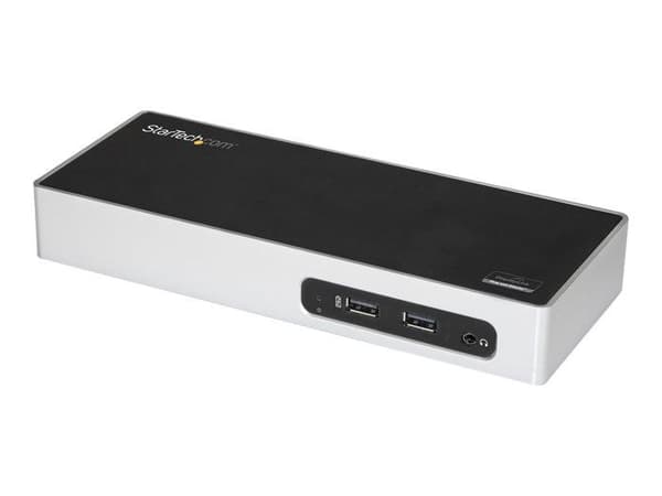 USB 3.0 dockningsstation - StarTech.com - DK30ADD - Dubbel skärm - HDMI, DVI, VGA - Kompakt