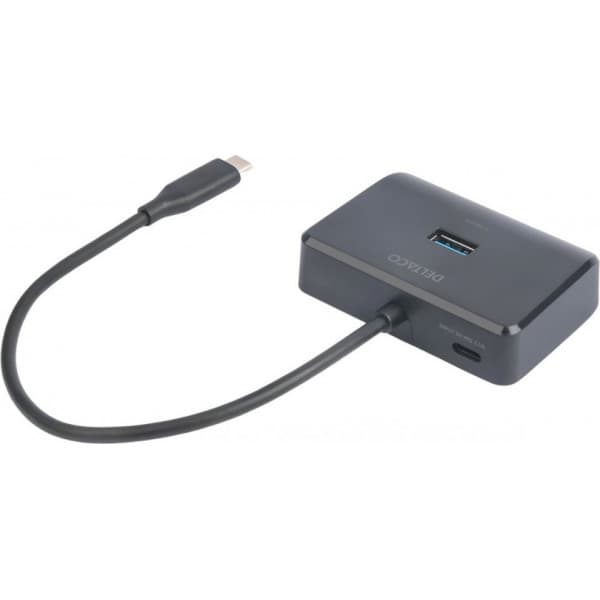 Deltaco HUB203 -USB-C-hubb