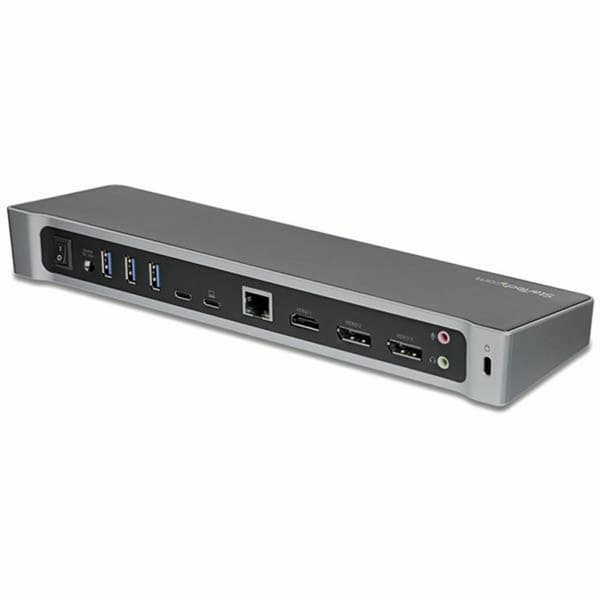 USB-keskitin Startech DK30CH2DEPUE Musta Musta/Hopeinen Hopeinen 100 W