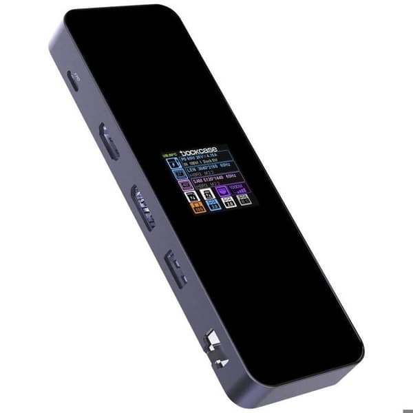 Dockcase USB-C® dockningsstation Lämplig för märken: universell integrerad display, med laddningsfunktion, strömförsörjning