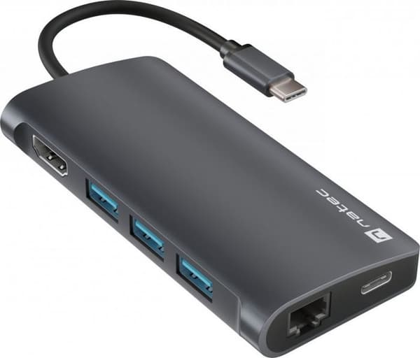 Dockningsstation - portreplikator - Natec-stöd - NMP-2162 - Flower 2 V2 USB-C station/replikator ()