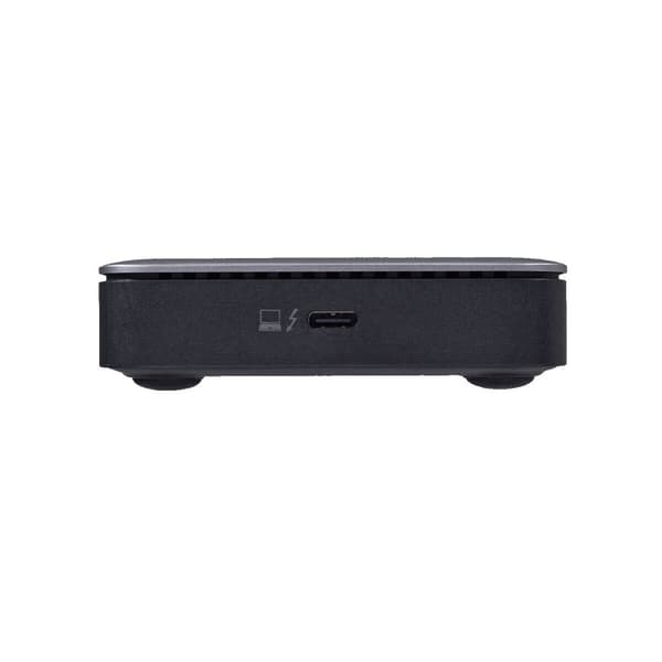 USB Hub V7 DOCKTB4PT Sort/Sølvfarvet Sort, Sølvbeklædt