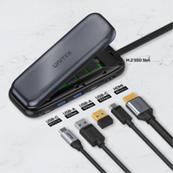 USB-HUB Unitek D1046A Grå